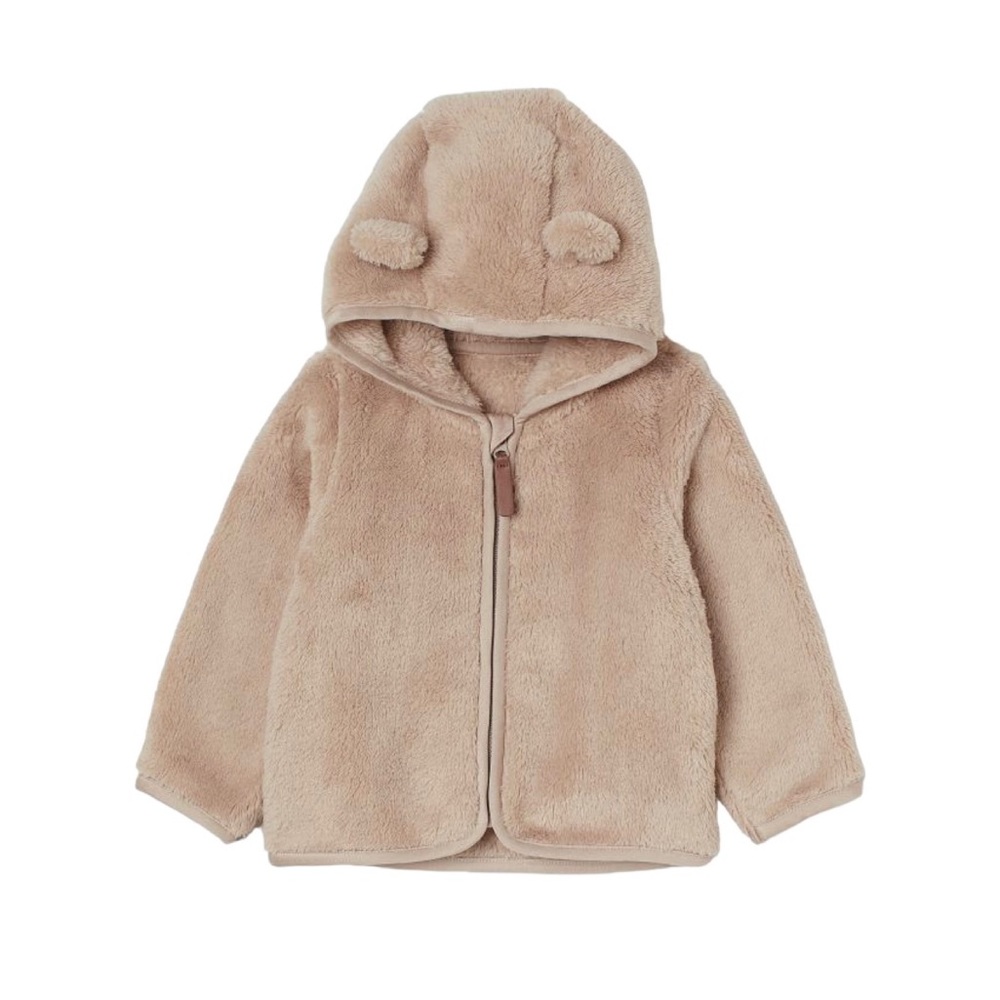 H&M toddler hooded teddy bear jacket